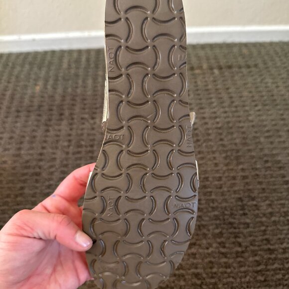 Naot Kate Slide Sandal in Radiant Gold with Rhinestone Buckles / Size 39 (US 8) - Picture 7 of 8